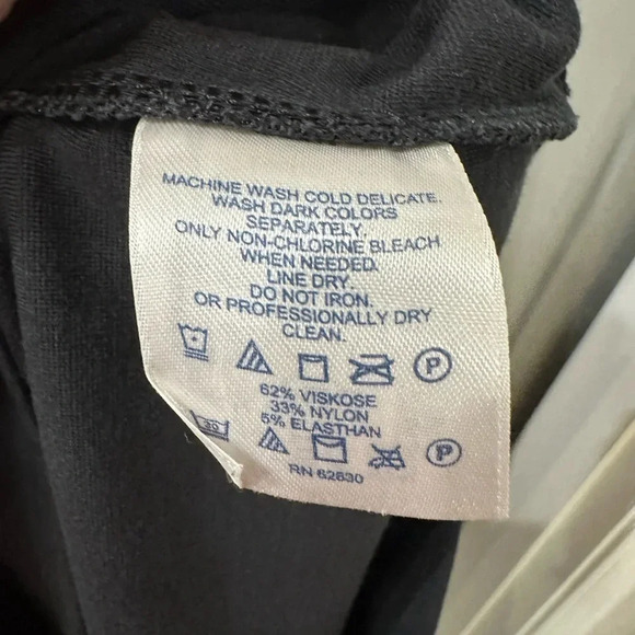 Lands End Sleeveless Dress Black Size 16 Petite - Picture 4 of 5